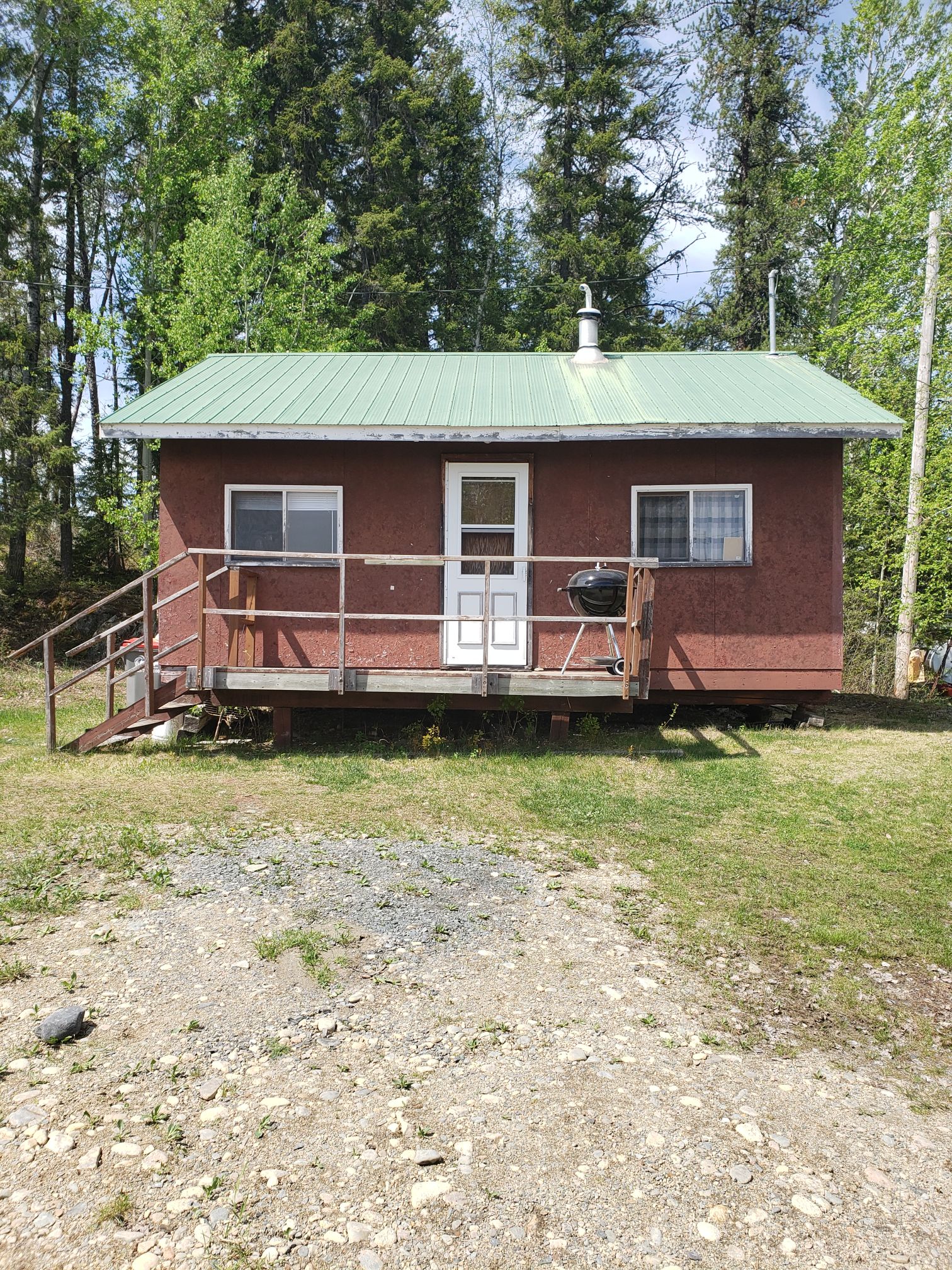 Beaver Cabin-Front View-Trappers Point Camp-Sturgeon Lake-Savant Lake-Ontario