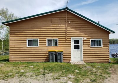 Fisher Cabin-Front View-Trappers Point Camp-Sturgeon Lake-Savant Lake-Ontario