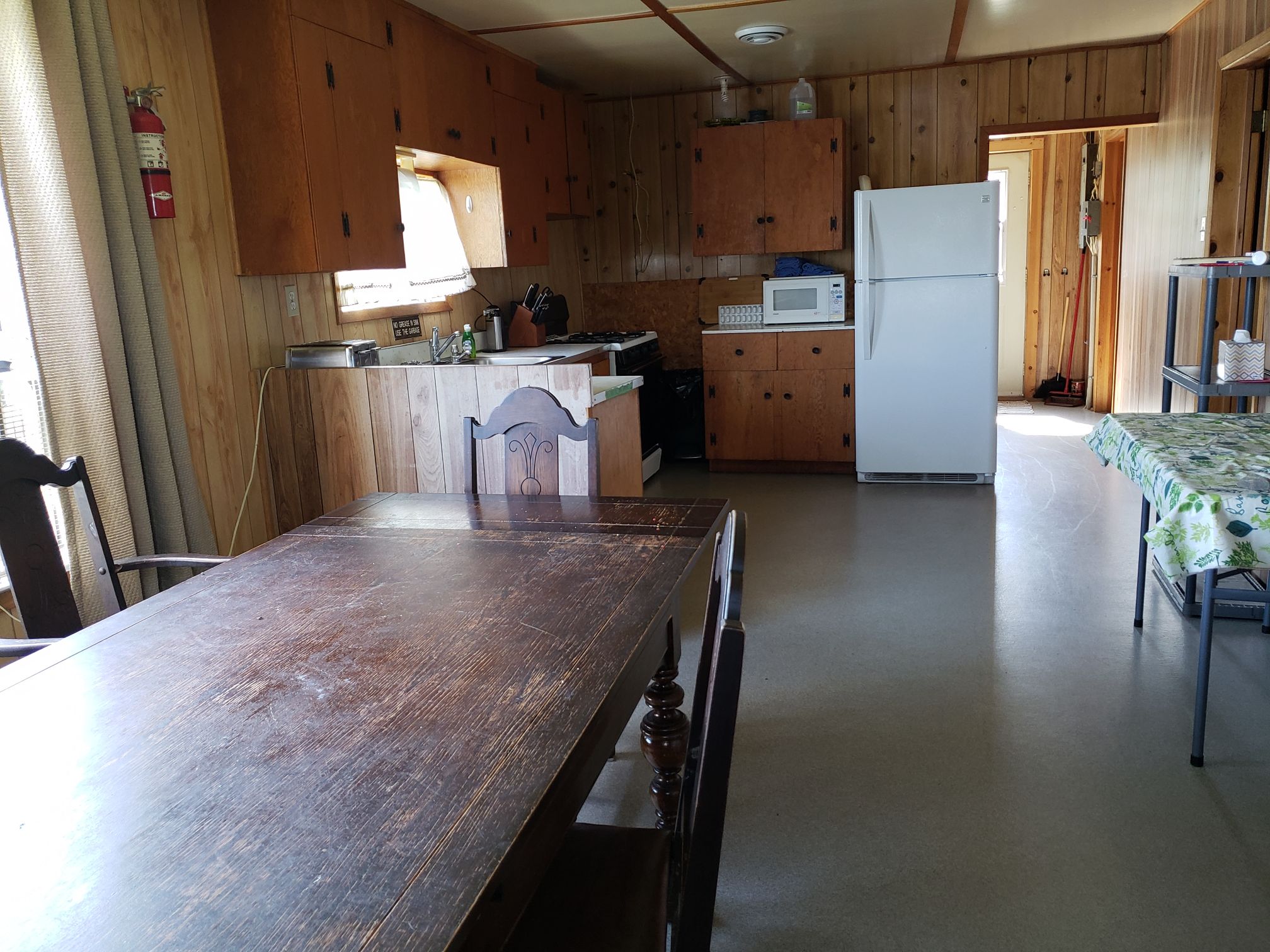 Fisher Cabin-Kitchen-Trappers Point Camp-Savant Lake-Ontario