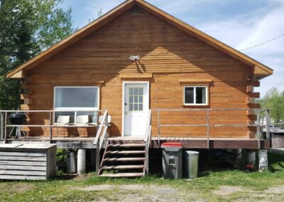 Lynx Cabin-Front View-Trappers Point Camp-Sturgeon Lake-Savant Lake-Ontario